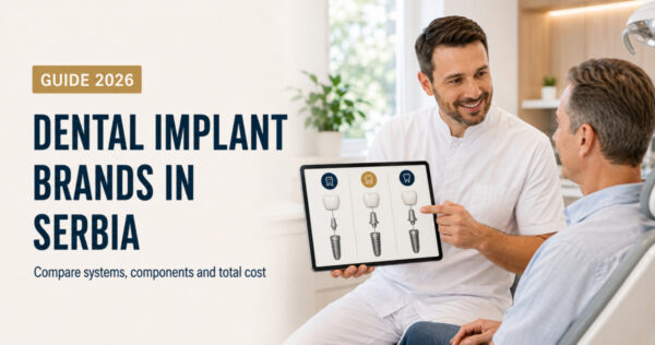 Dental implant brands in Serbia – comparison of systems, components and total cost