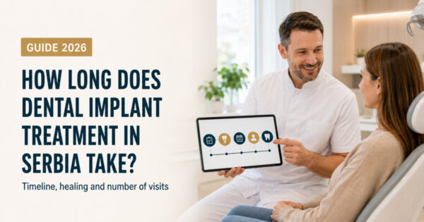 Dental implant treatment timeline in Serbia – healing period and number of visits