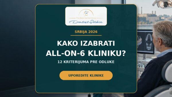 Kako izabrati All-on-6 kliniku u Srbiji – 12 kriterijuma pre odluke